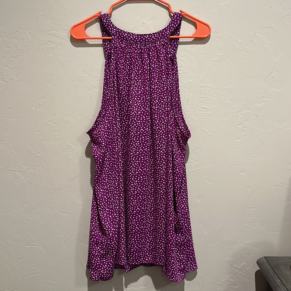 Torrid Raspberry Button Front Sleeveless Top Size… - image 2